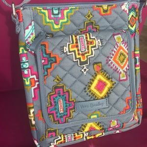 NWT Painted Medallions RFID Mini Hipster Crossbody